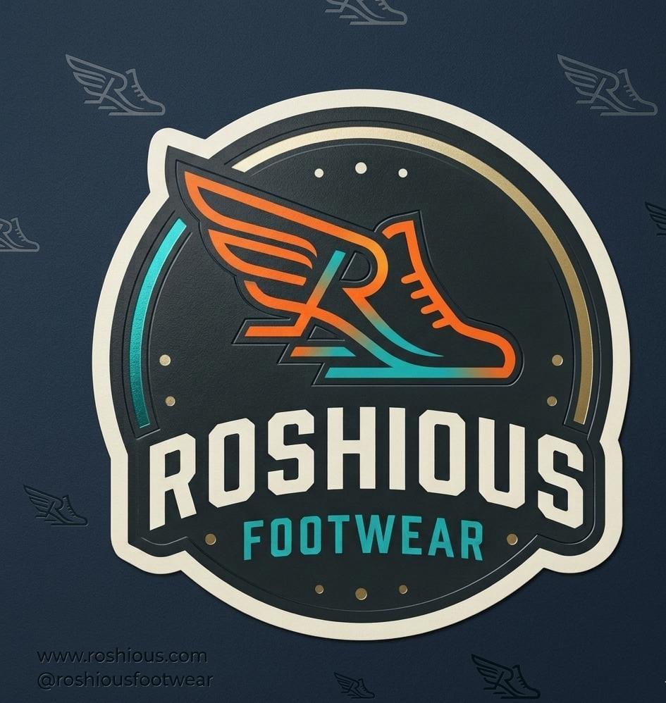 Roshious Footwear logo (client-supplied)